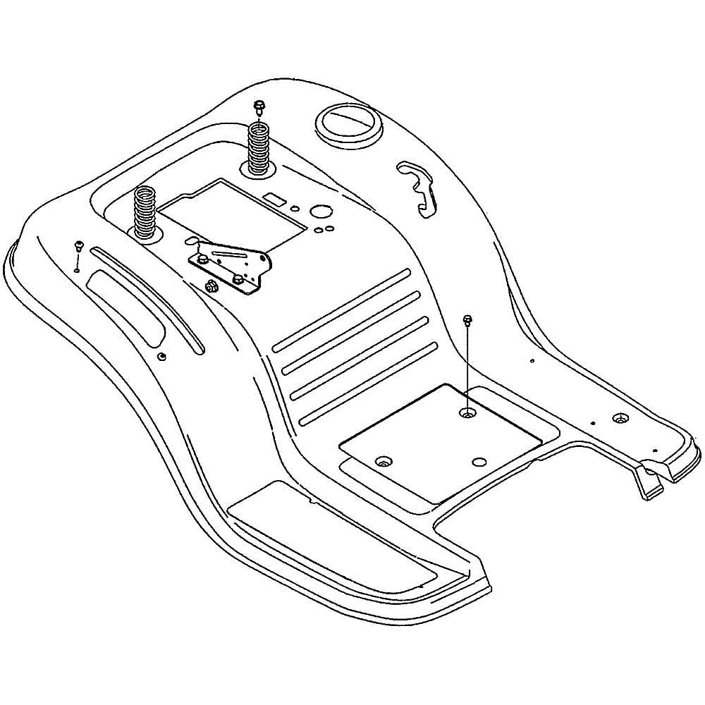 Part #783-04587E-4043, Lawn Tractor Fender