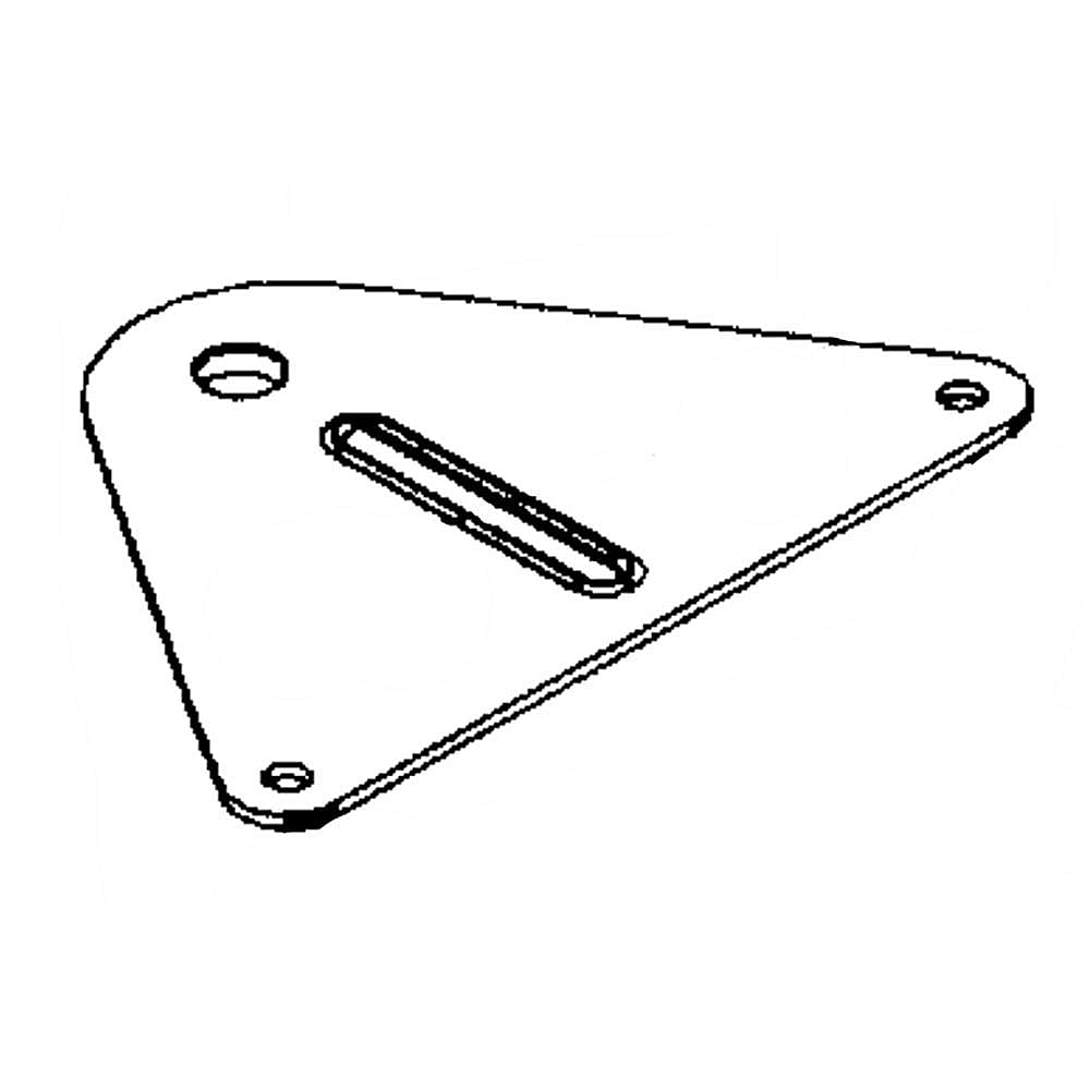 Part #783-0561A-0637, Hitch Plate / 8.00 x 5.50 x 0.13