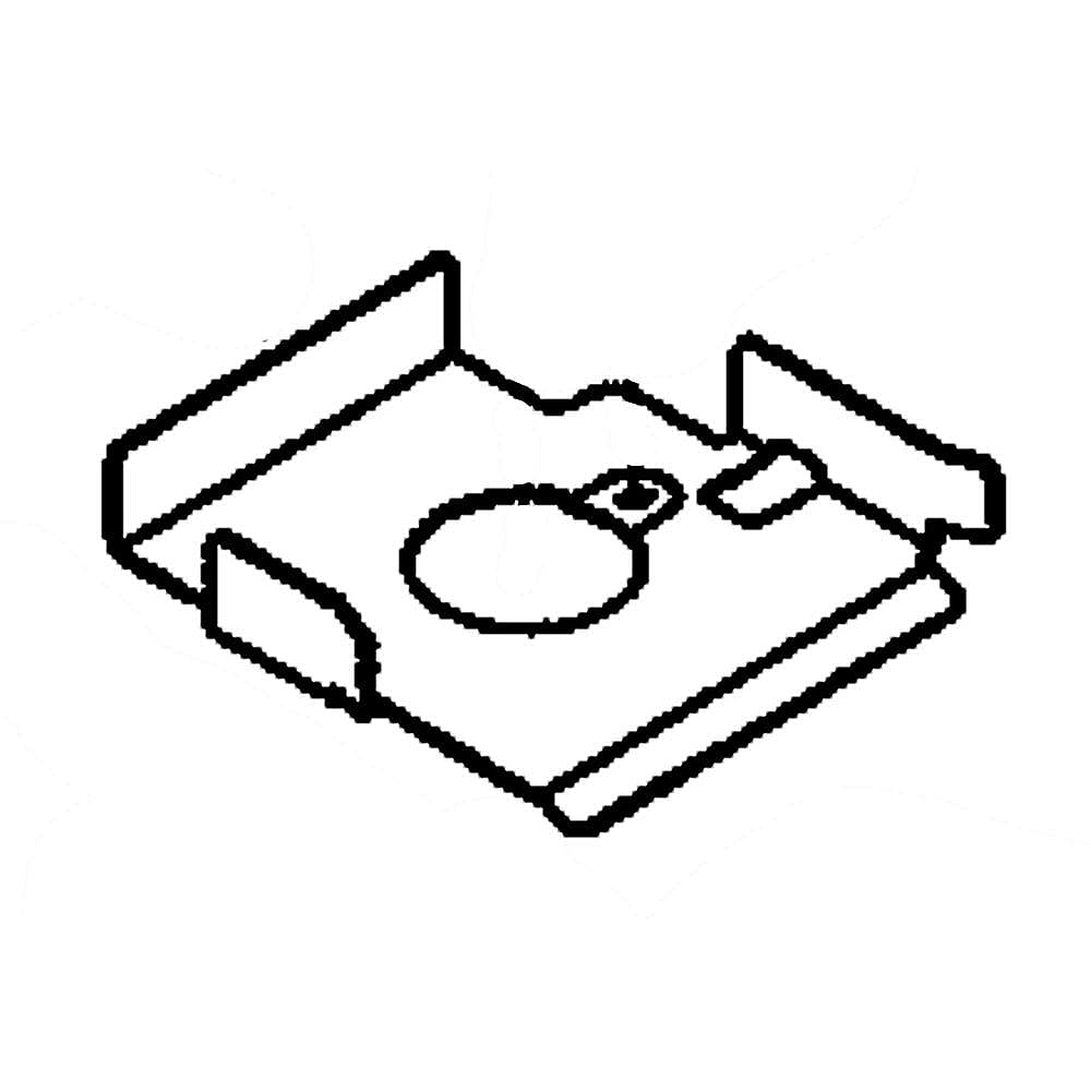 Part #783-06558-0637, Lawn Tractor Transaxle Pulley Bracket