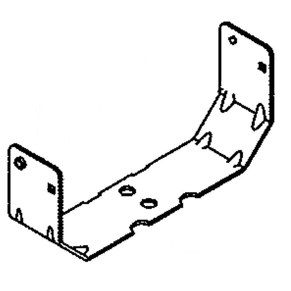 Part #783-08129-0637, Craftsman Lawn Tractor Bagger Attachment Support Bracket (Replaces 783-08129)