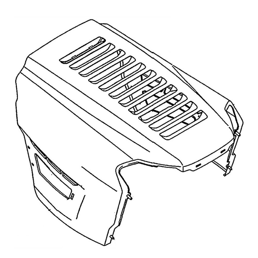 Part #783-08259D-5083, Hood Asm-Cpx