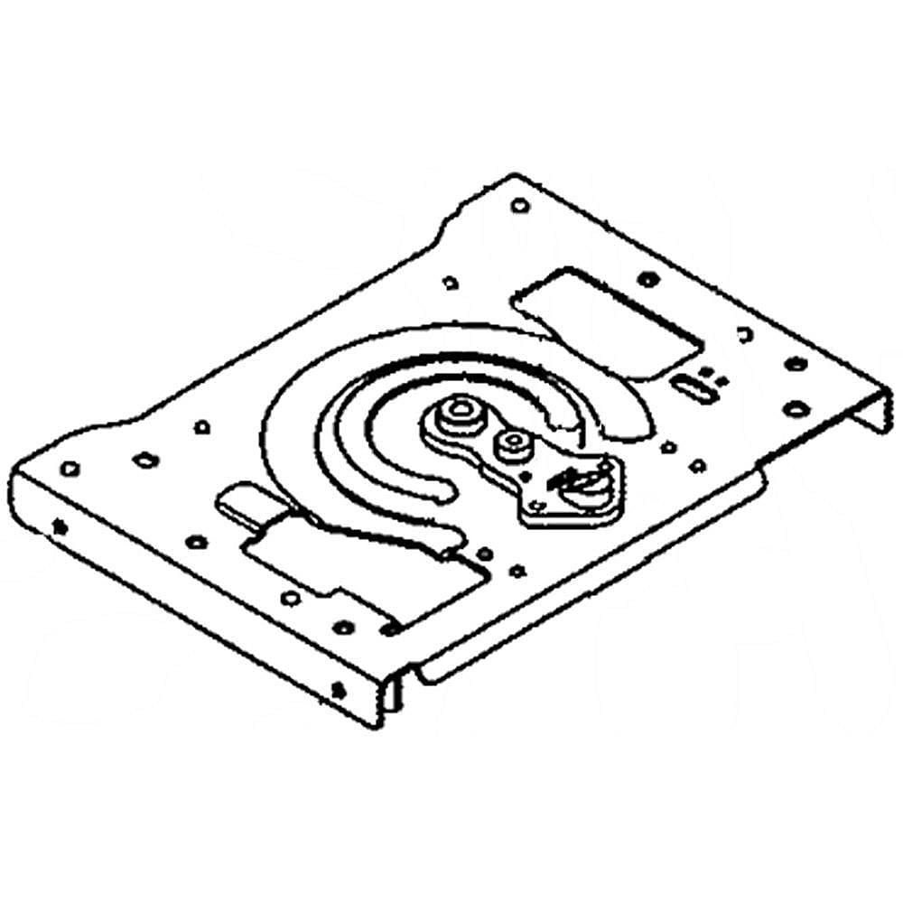 Part #783-08386B-0637, Steering Mounting Plate