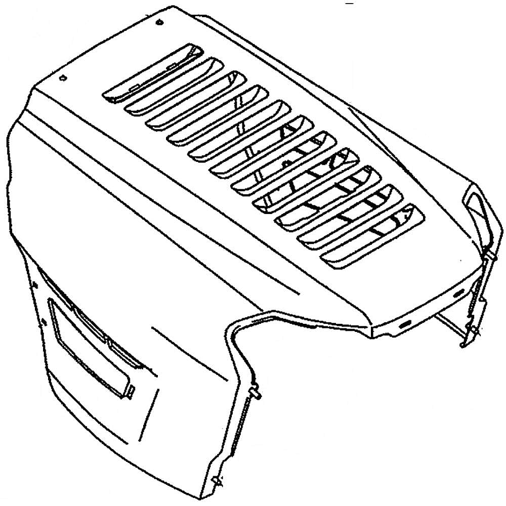 Part #783-09848, Hood Asm-Cpx