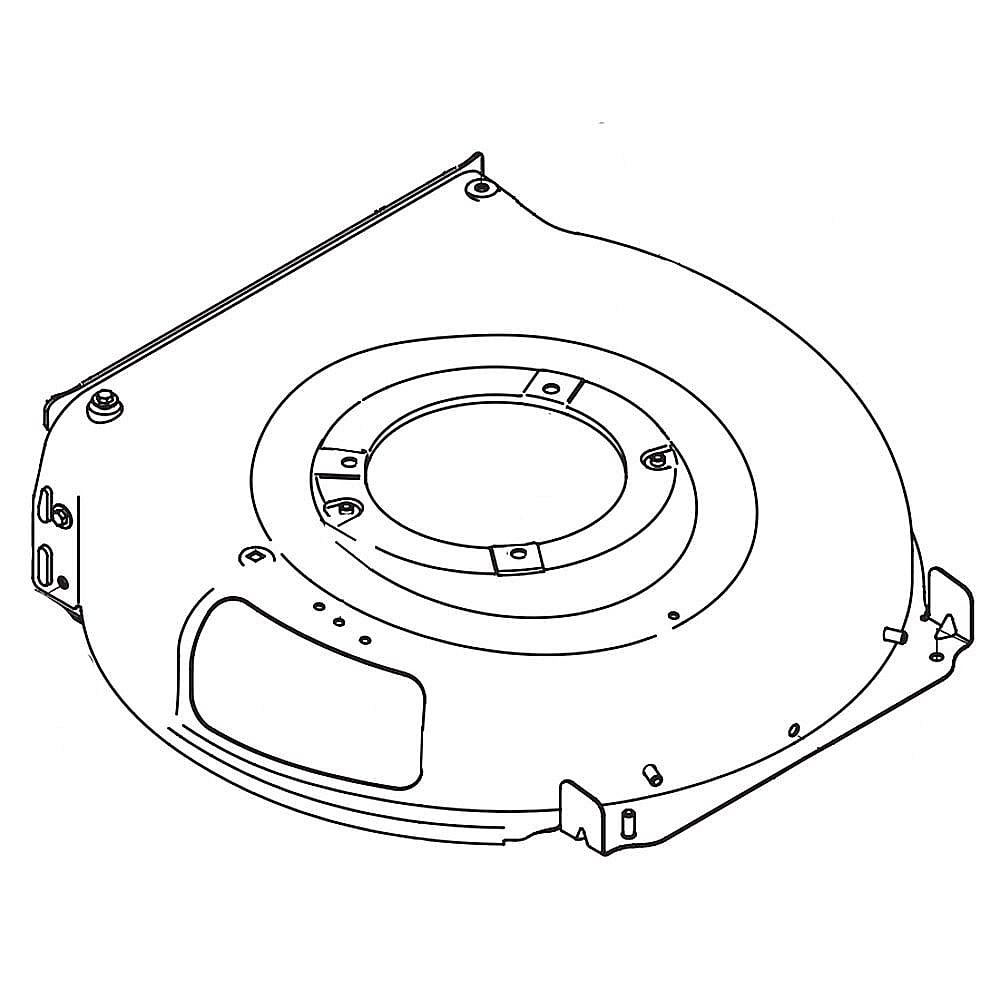 Part #787-01874C-0638, Lawn Mower 21-In Deck Housing (Troy-Bilt Red)