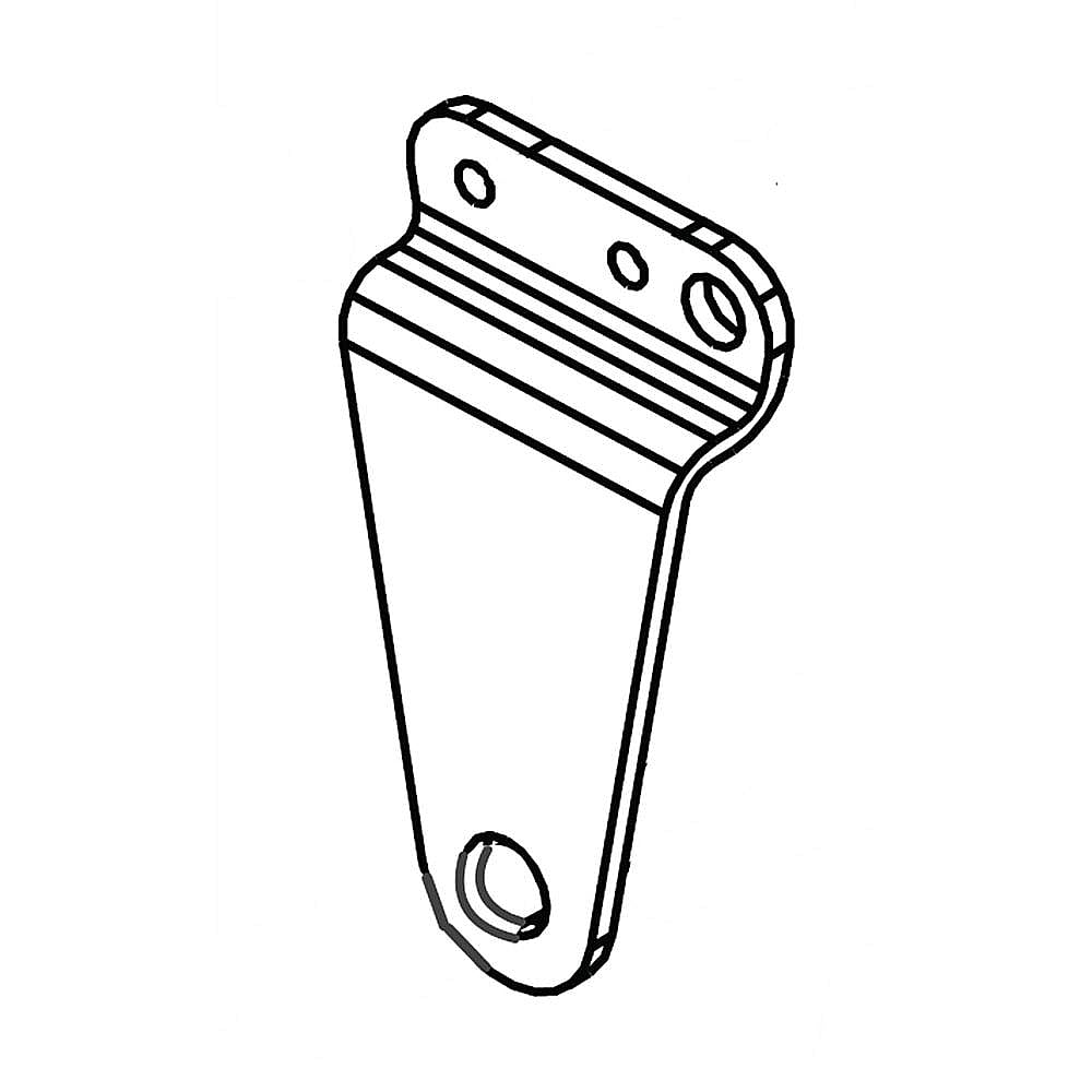 Part #790-00341-0637, Snowblower Chute Control Rod Bracket
