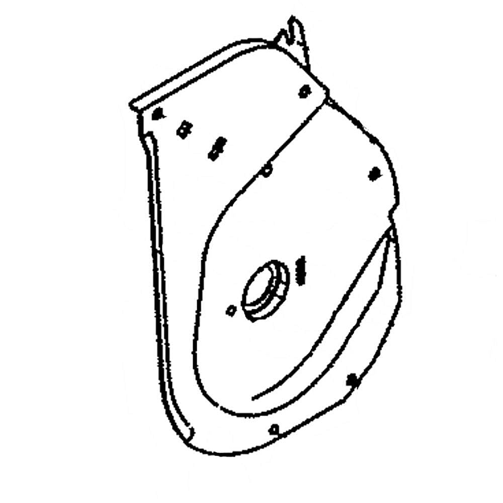 Part #790-00445-0650, Auger Plate, Left
