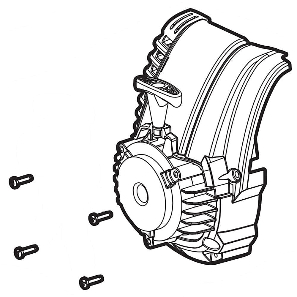 Craftsman Part #841P020981S, Starter Housing (Lib Red)(Incl. 3) This Part Replaces 841-020981S
