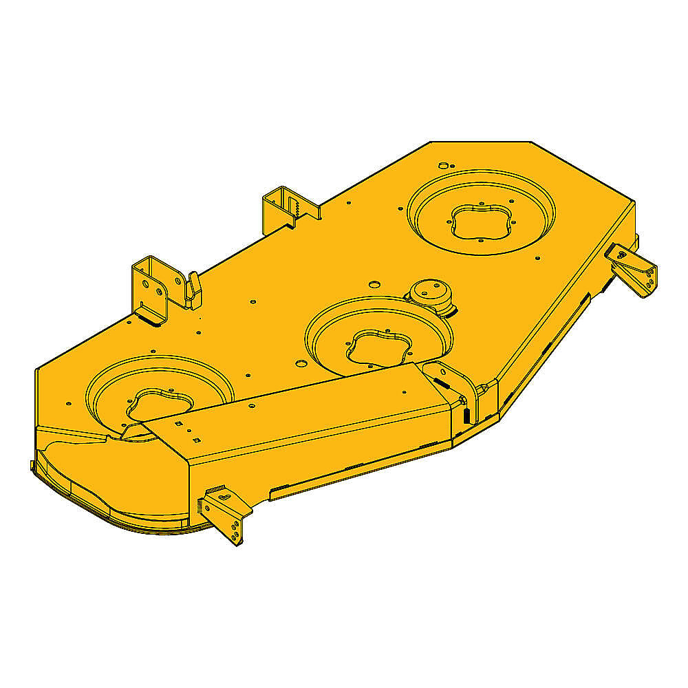 Part #903-05205D-4021, Lawn Tractor 54-In Deck Housing (Cub Yellow)