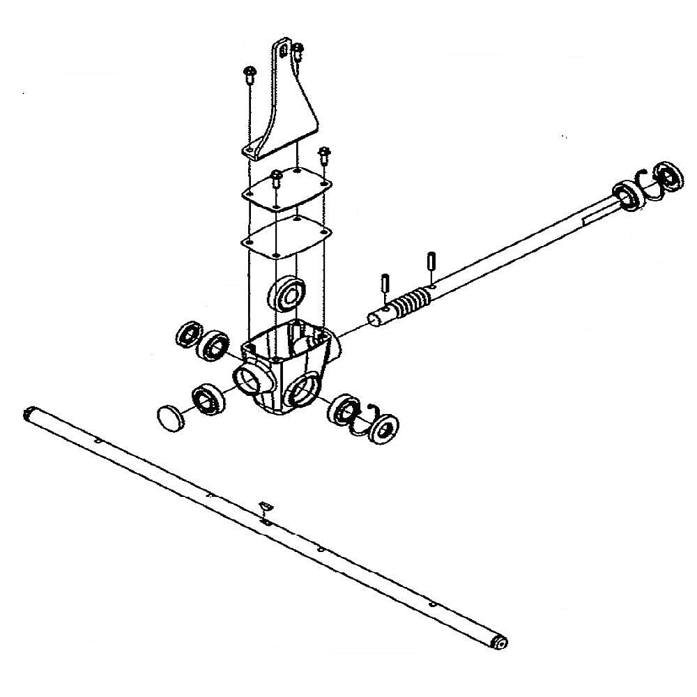 Part #918-07237, Craftsman Snowblower Gearbox