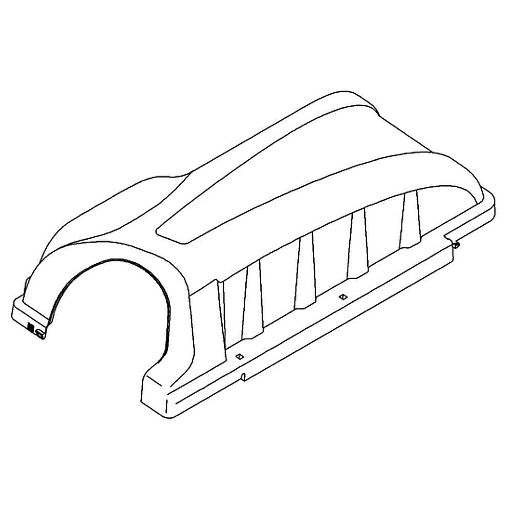 Part #931-04298, Mtd Lawn Tractor Bagger Attachment Container Cover