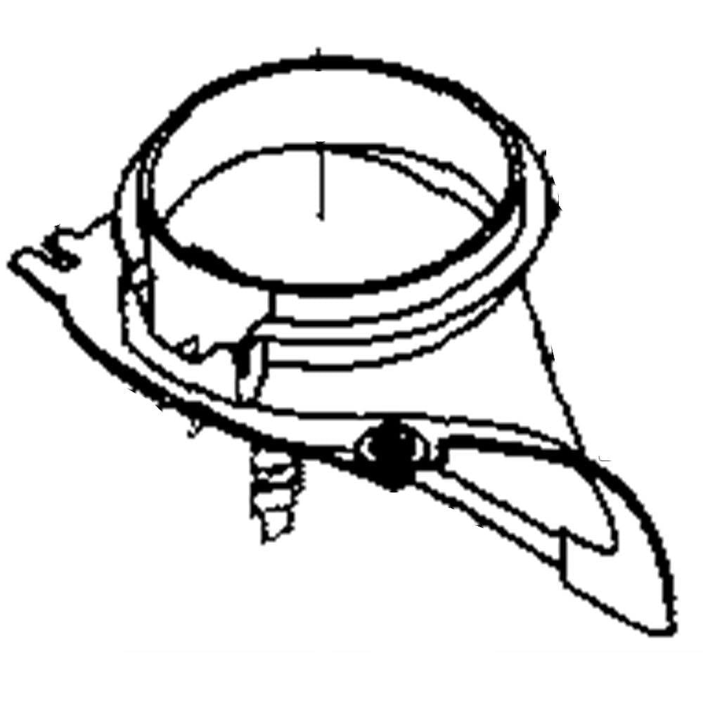 Part #931-04886, Snowblower Chute Adapter