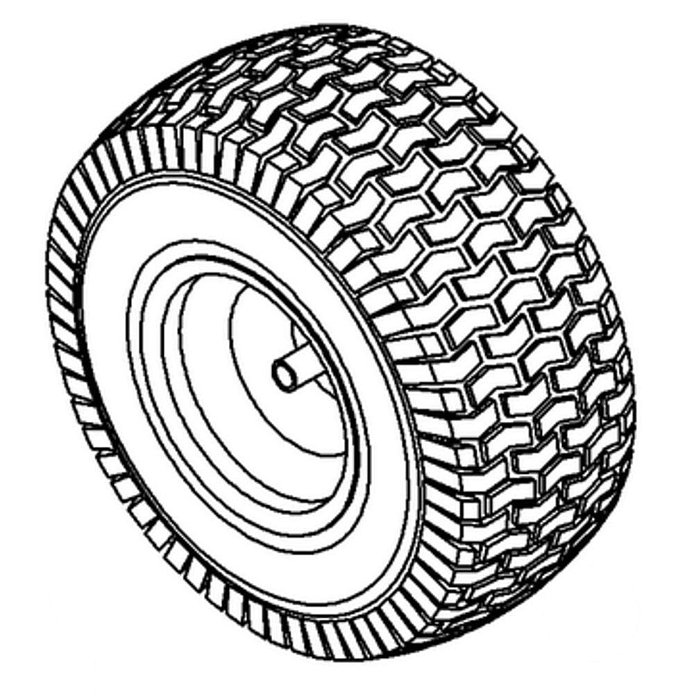 Part #934-0104-5103, Lawn & Garden Equipment Wheel Assembly, 20 X 8-In