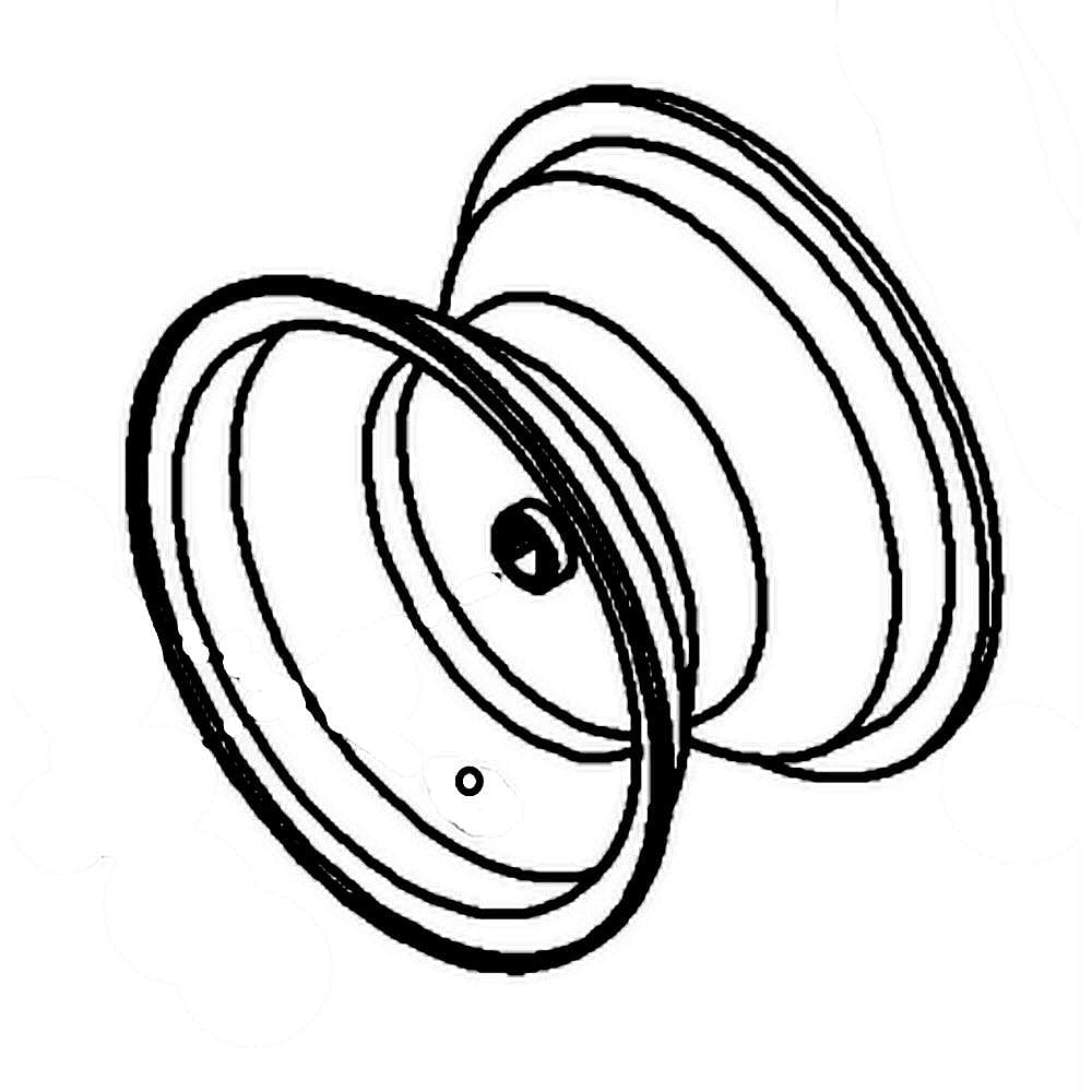 Part #934-04319-0717, Lawn Tractor Rim Assembly
