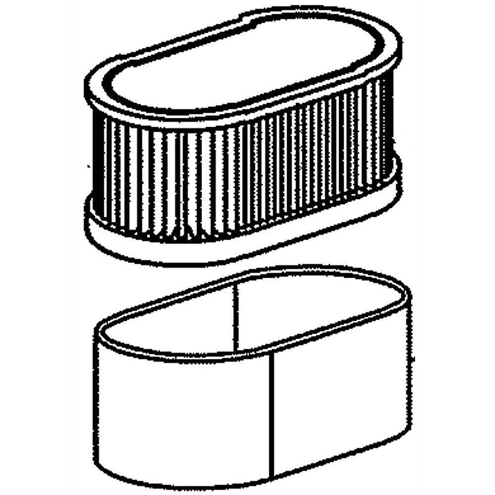 Part #951-05411, Mtd Lawn & Garden Equipment Engine Air Filter Assembly