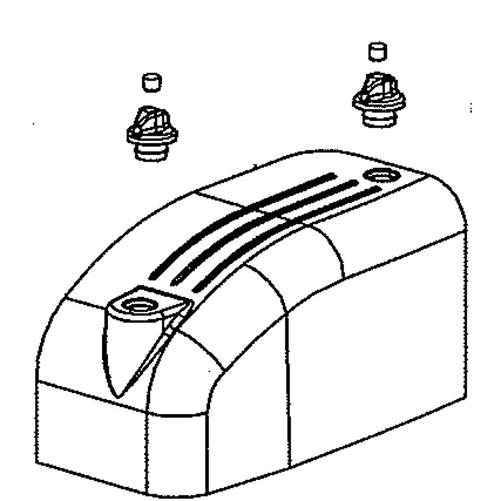 Part #951-14458, Lawn & Garden Equipment Engine Air Filter Cover