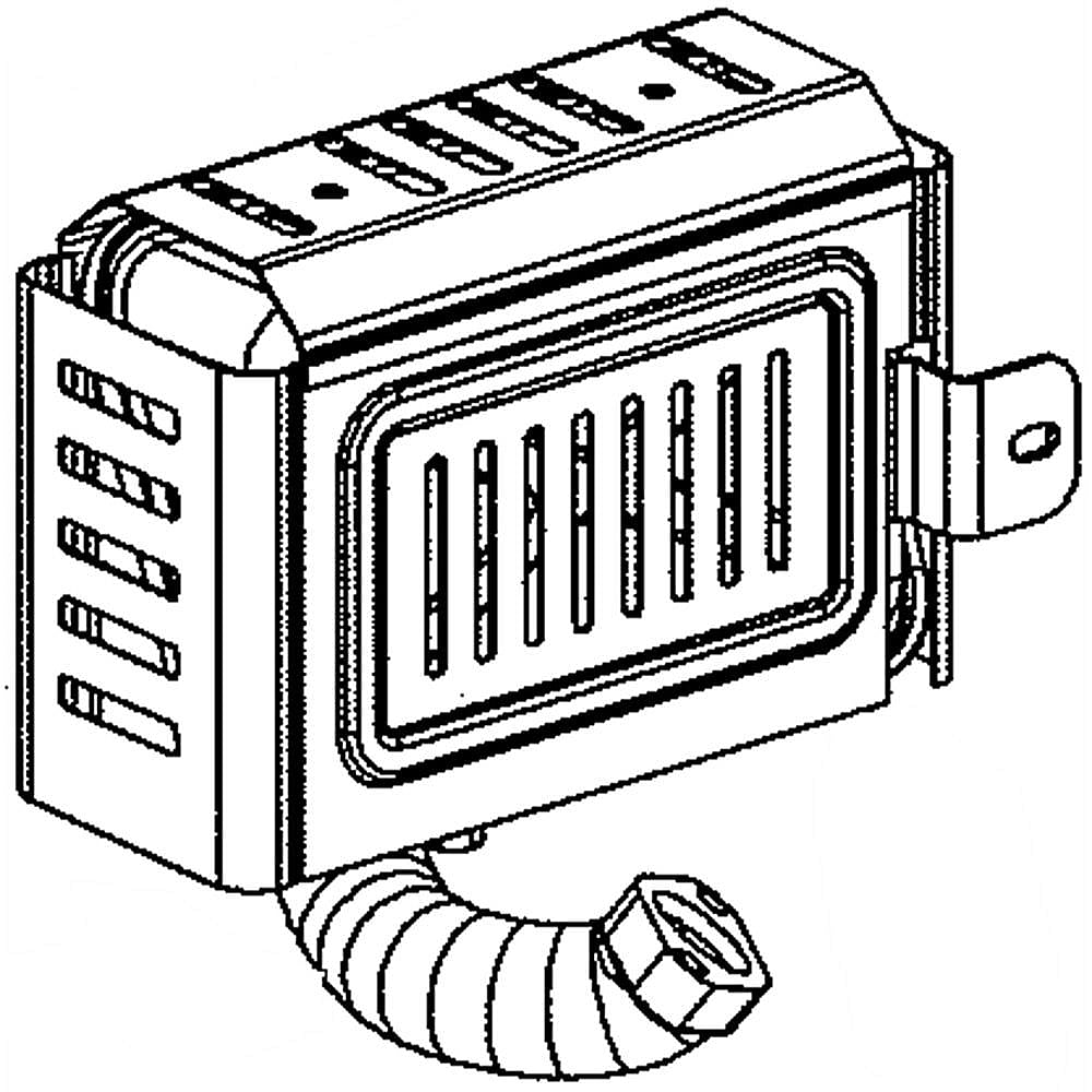 MTD Part #951-14468, Muffler