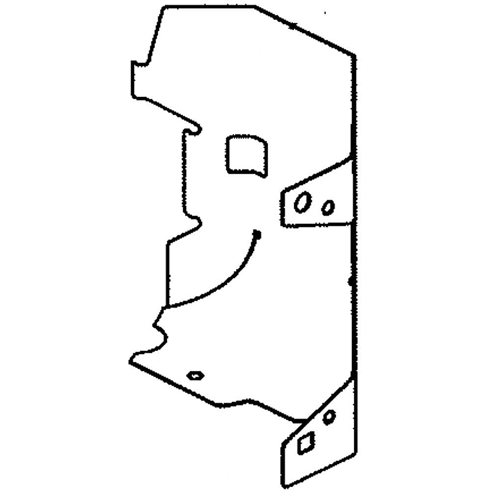 Part #951-15873, Mtd Cylinder Head Baffle