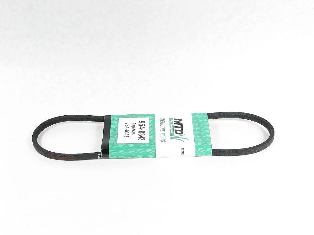 Part #954-0343, Lawn Mower Ground Drive Belt, 3/8 X 31-In (Replaces 754-0343, Oem-754-0343) / 0.50 x 3.00 x 13.00