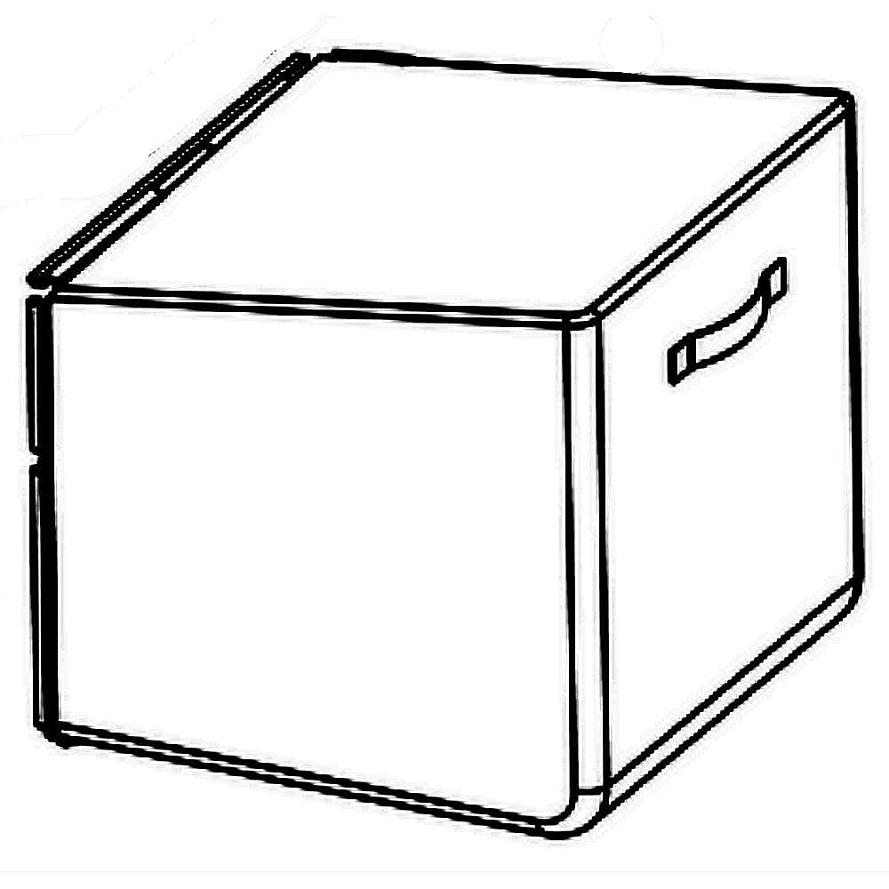 Part #964-05086B, Lawn Mower Grass Bag Assembly, 28-In