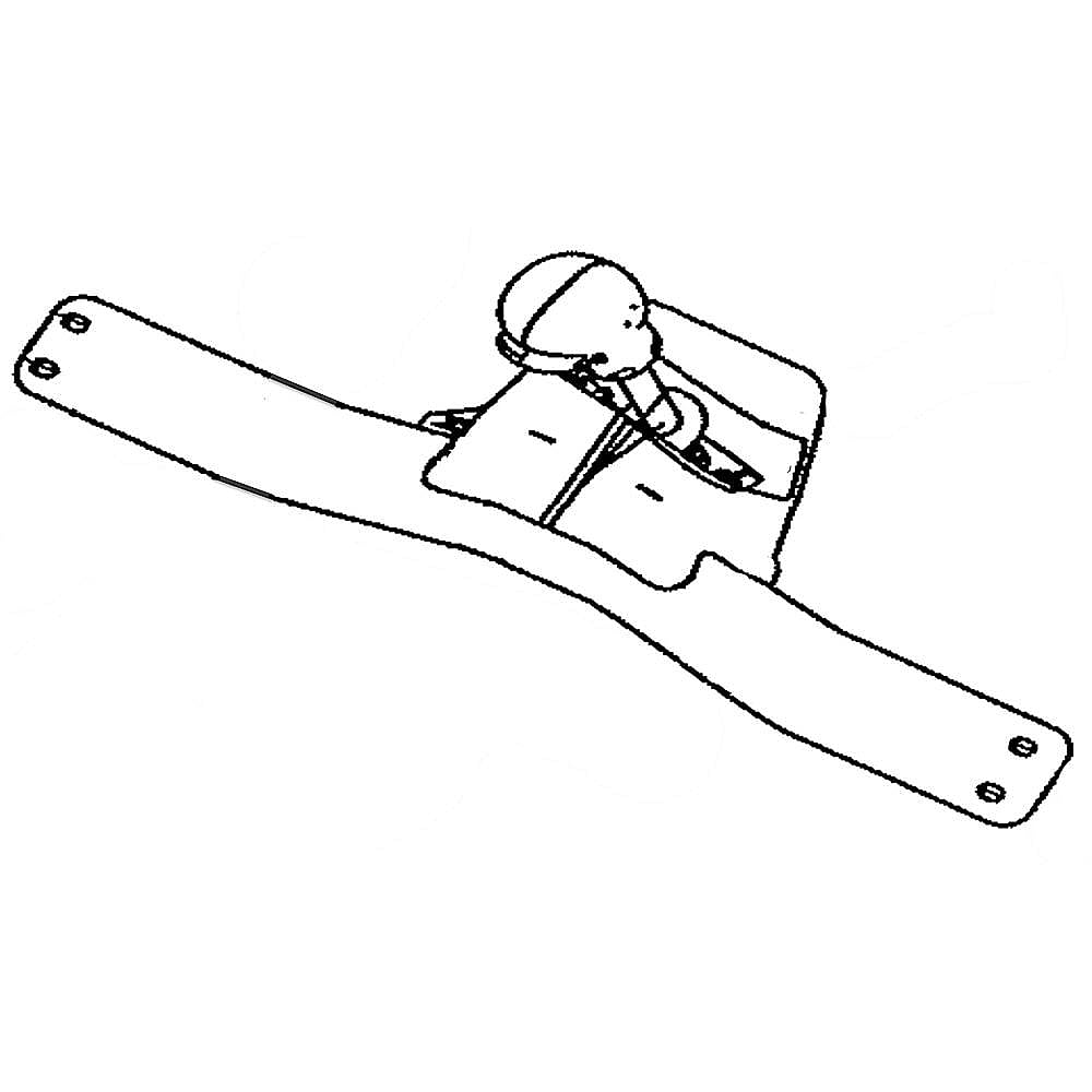 Part #984-04401, Mtd Snowblower Chute Control Handle Assembly