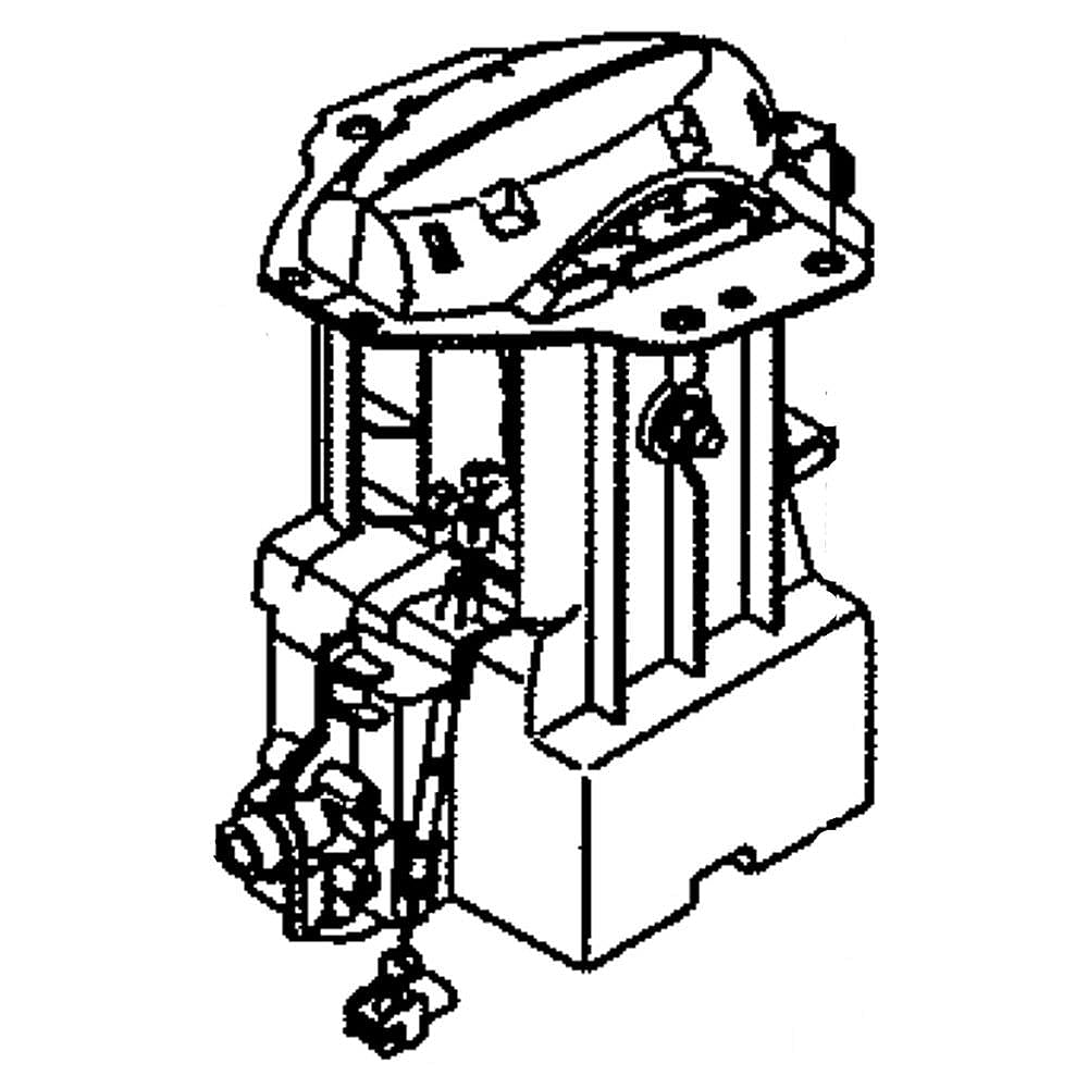 Part #984-04404, Snowblower 4-Way Chute Control Assembly
