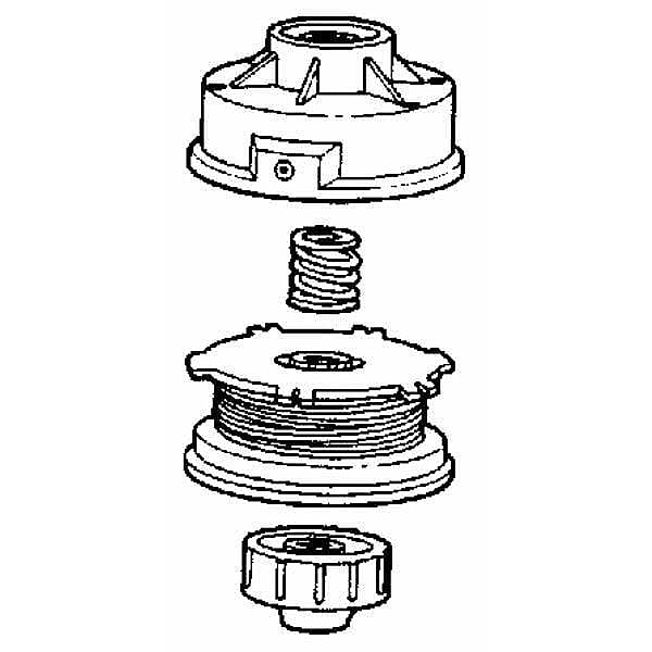 Part #hl-095Ha, Line Trimmer Cutting Head Assembly