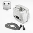 Muffler for Weed Eater TE400LE TYPE 4 - Part 530071672