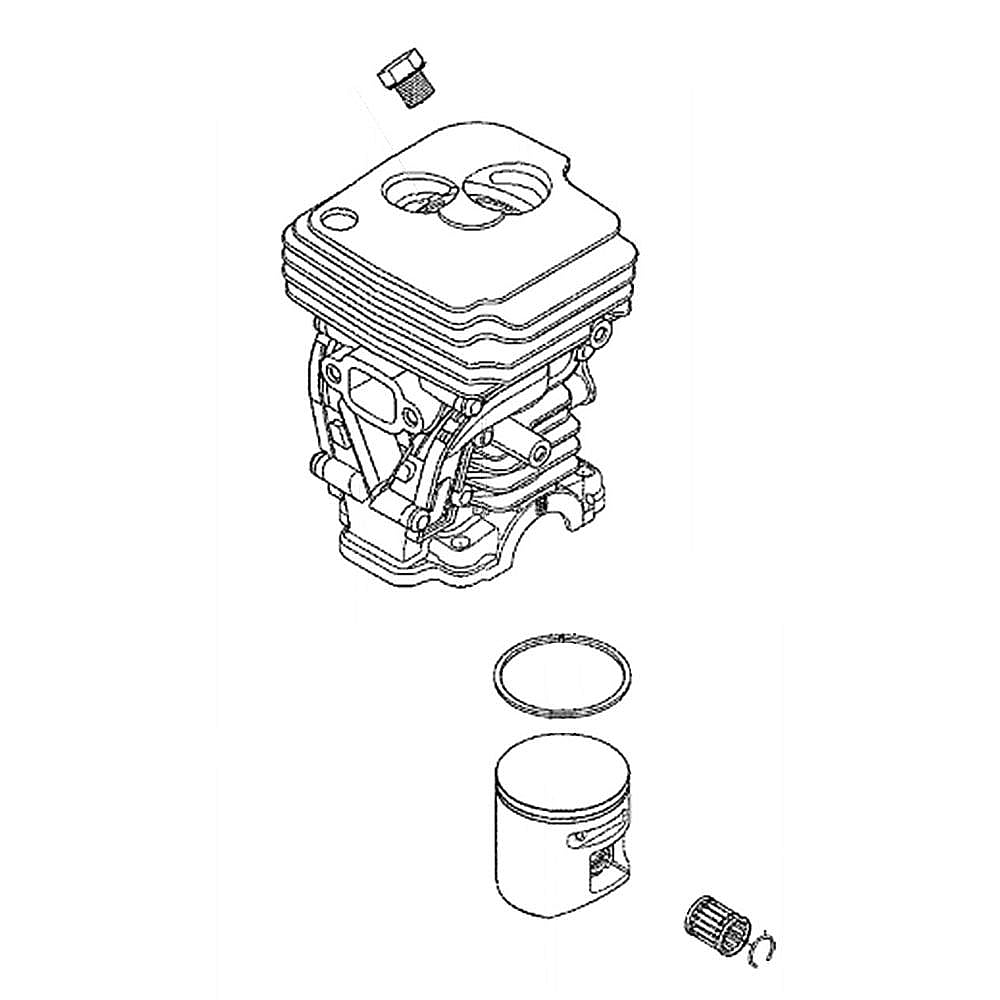 Chainsaw Engine Cylinder Assembly