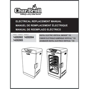Electric Smoker Repair Manual 42805252