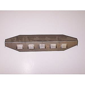 Part #4500290, Char-Broil Gas Grill Flame Tamer (Replaces 4500268) / 26.25 x 8.25 x 8.50