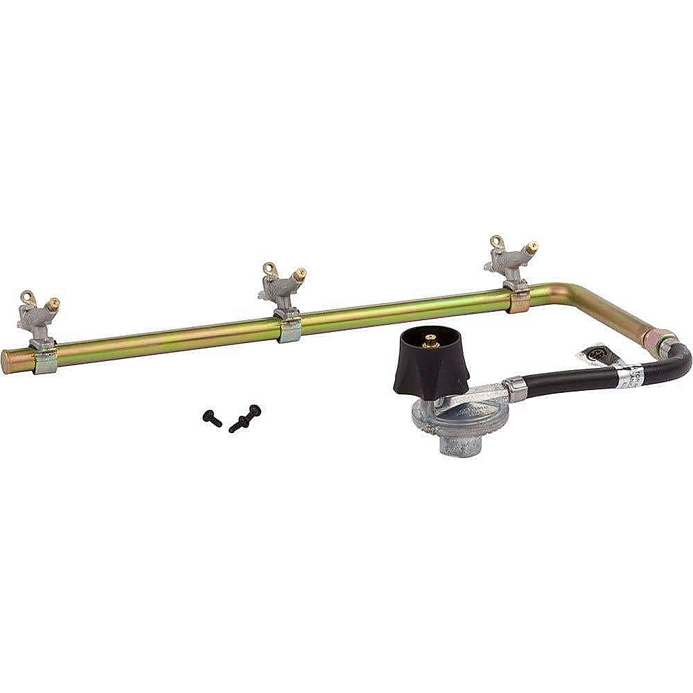 Part #g320-0700-W1, Gas Grill Gas Hose And Valve Manifold Assembly