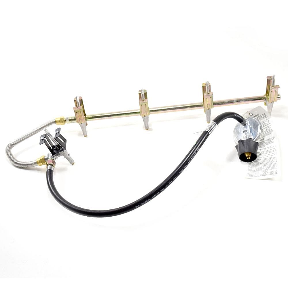 Part #g457-2600-W1, Char-Broil Gas Grill Regulator And Valve Manifold Assembly