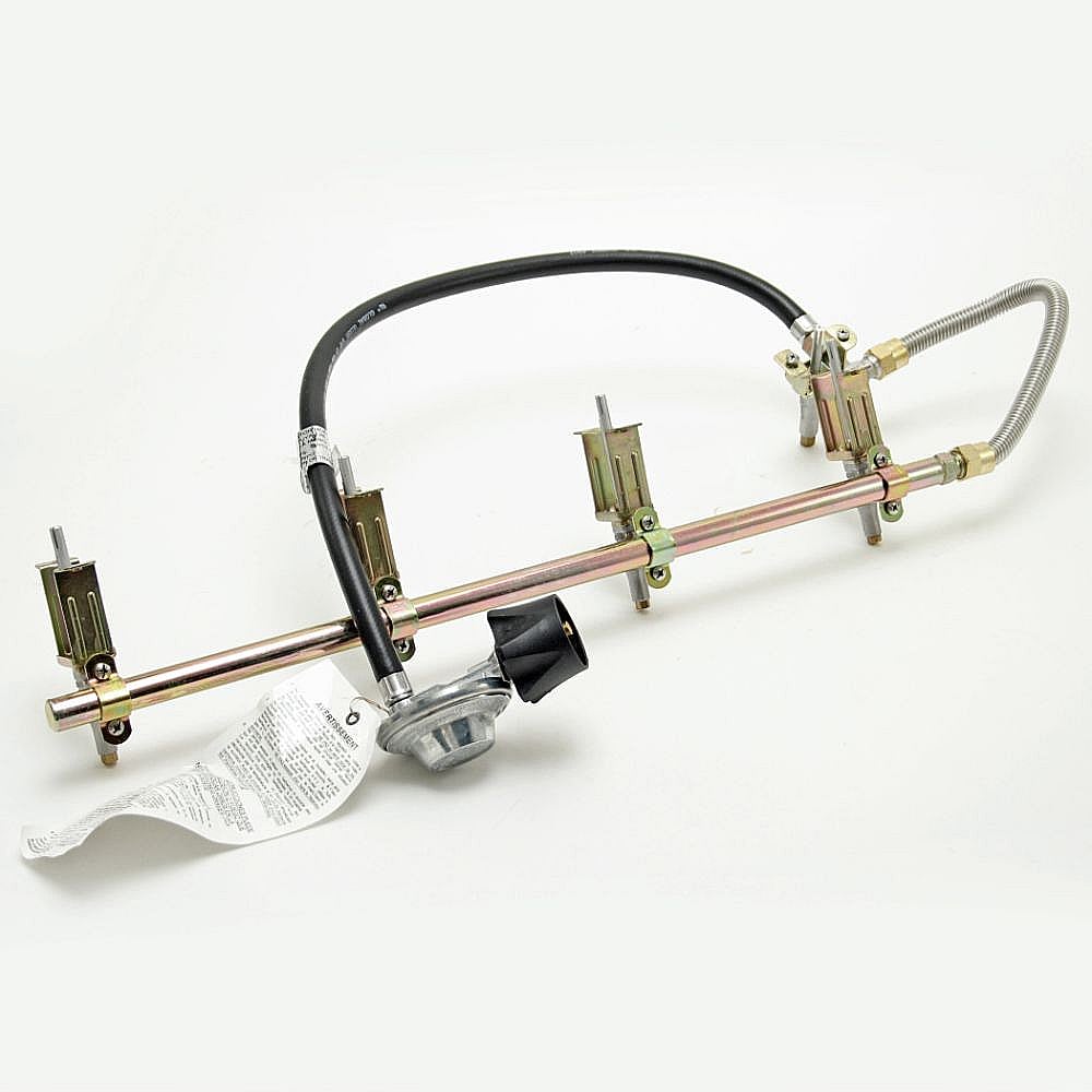 Part #g457-6000-W1, Char-Broil Gas Grill Regulator And Valve Manifold Assembly