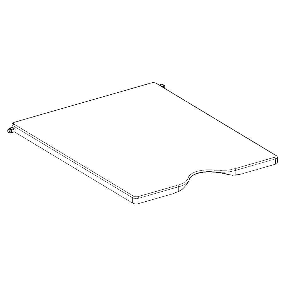 Part #g470-5703-W1, Gas Grill Side Burner Cover