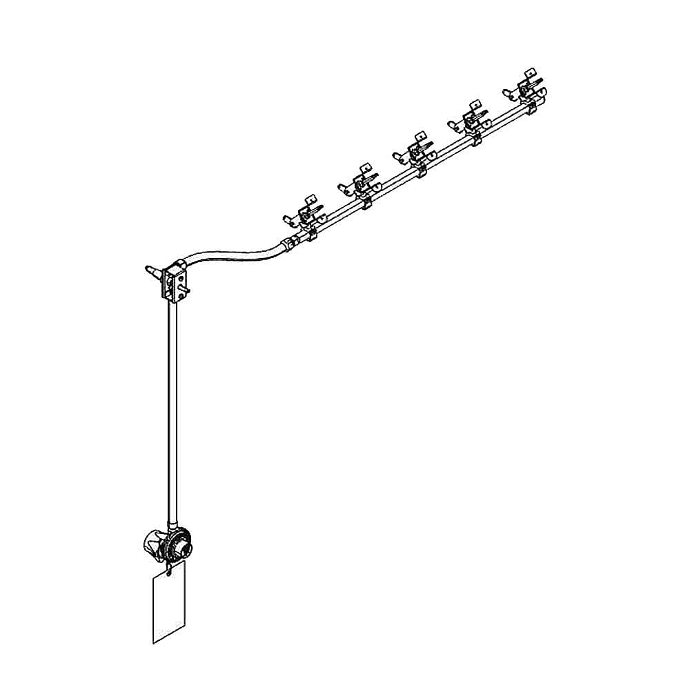 Part #g552-0700-W1, Gas Grill Burner Valve And Regulator Assembly