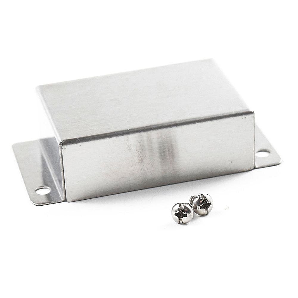 Part #g614-0053-W1, Gas Grill Rotisserie Burner Wind Shield, Left