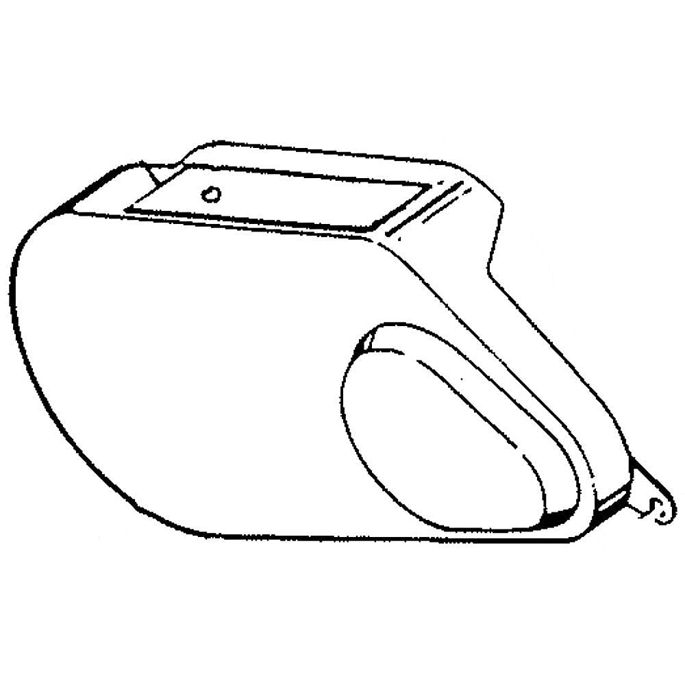Part #24849Bl3, Tiller Belt Guard (Replaces 24849)