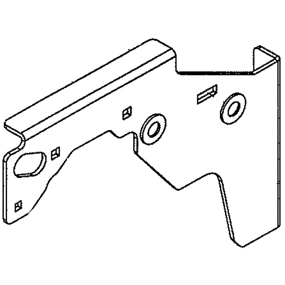 Part #27611Bl1, Agri-Fab Lawn Tractor Snow Blade Attachment Hanger Bracket, Left (Replaces 27611)