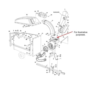 Lawn Tractor Chipper/shredder Attachment Engine 28096