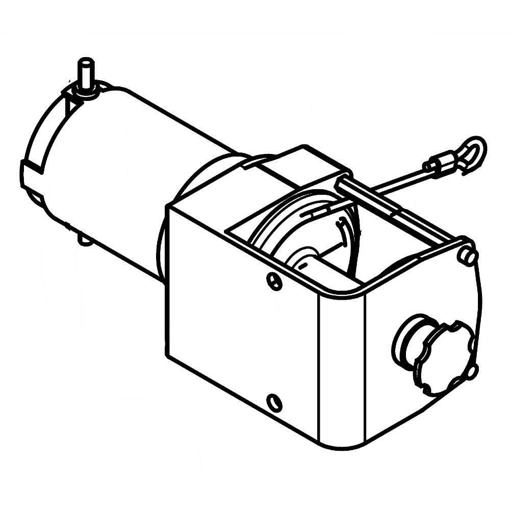 Lawn Tractor Snowblower Attachment Winch Lift Assembly