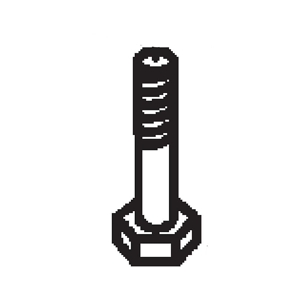 Lawn Tractor Attachment Hex Bolt, 3/8-16 x 2-in