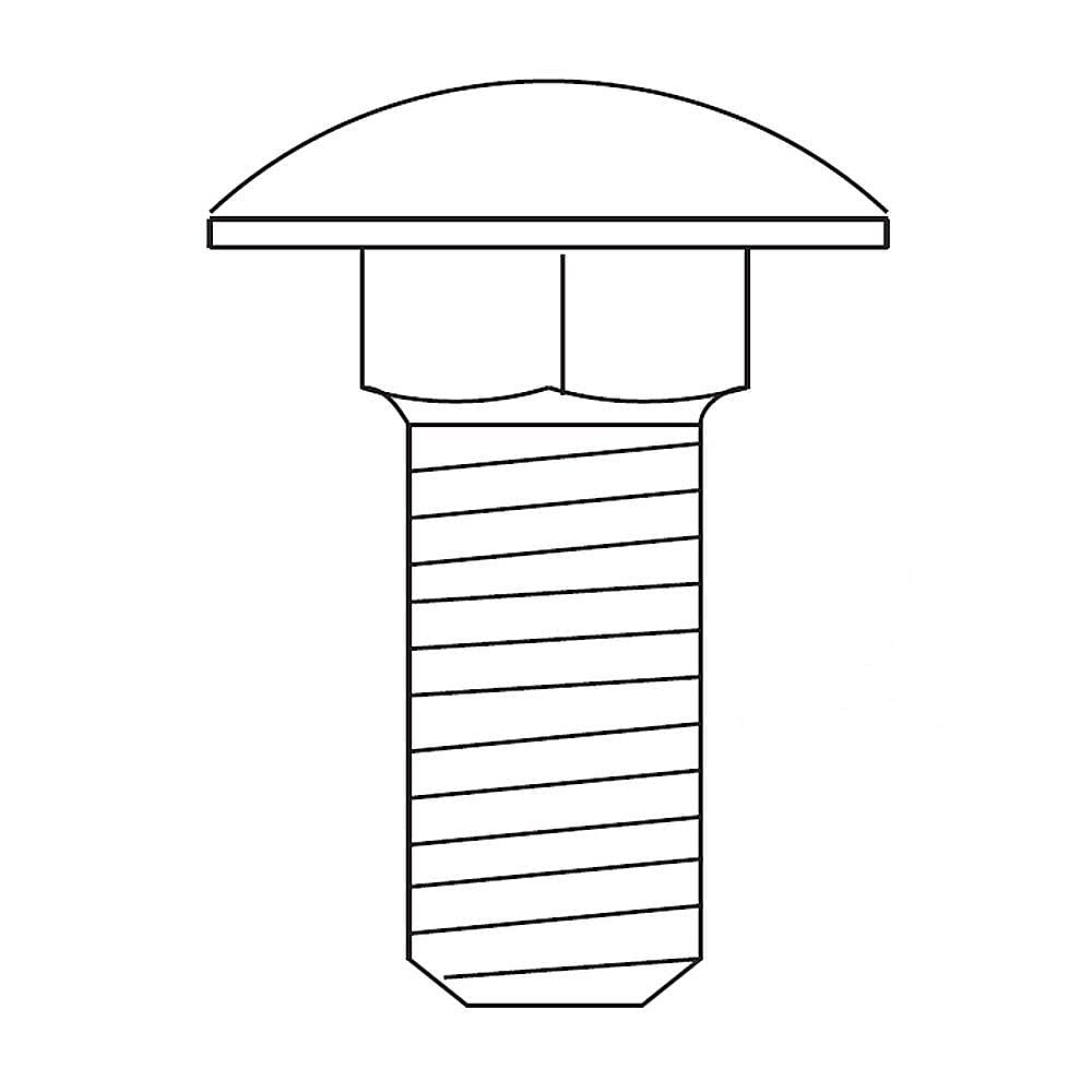 Lawn & Garden Equipment Carriage Bolt, 5/16-18 x 3/4-in