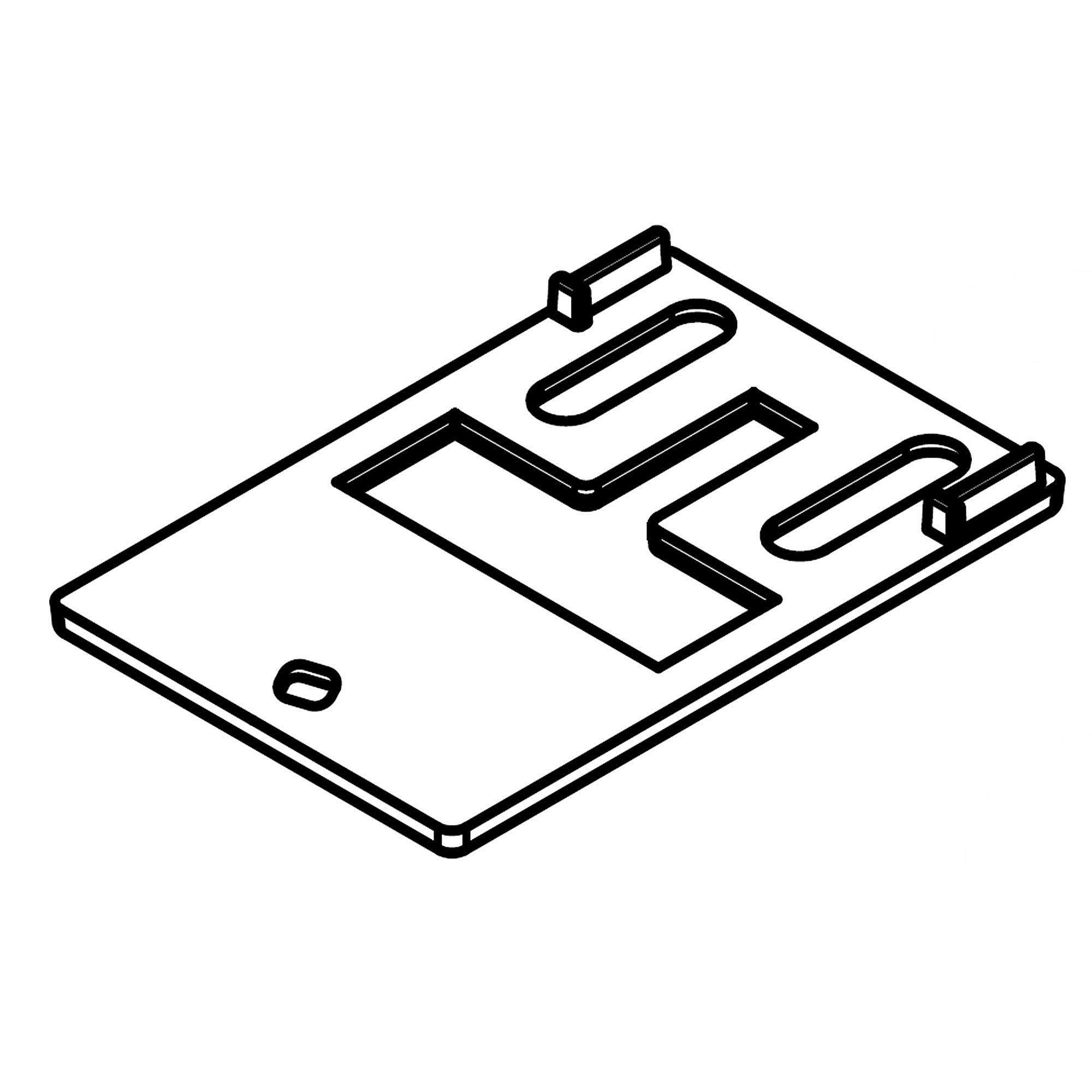 Part #45344, Craftsman Lawn Tractor Lawn Spreader Flow Control Plate