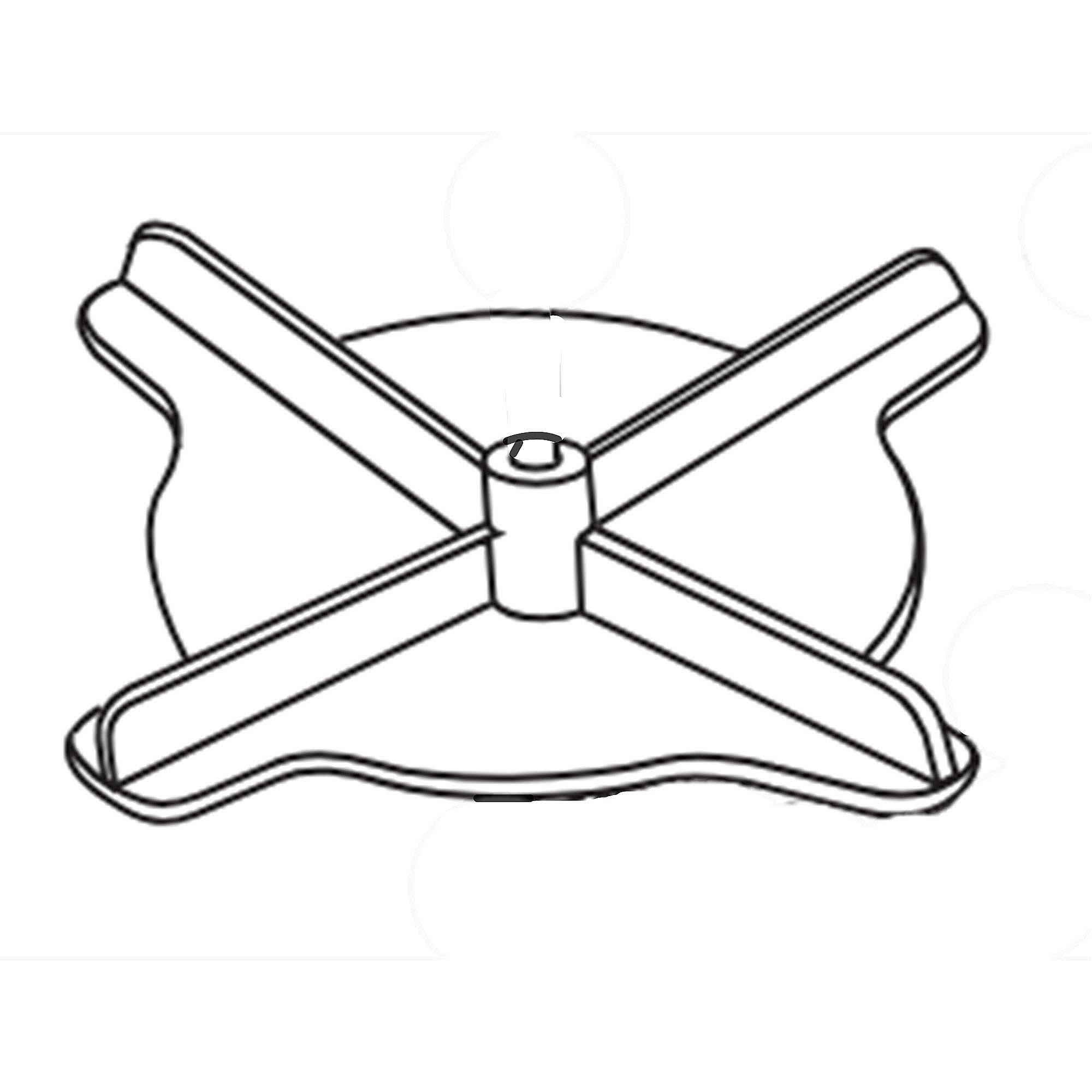 Part #45504, Lawn Spreader Impeller (Replaces 47124)