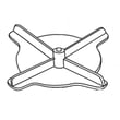 Agri-fab Lawn Spreader Impeller for Agri-Fab 45-0280 - Part 45504