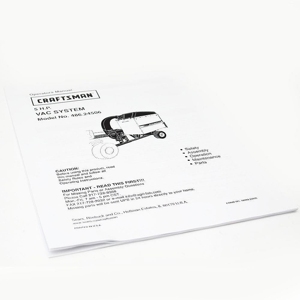 Craftsman Part #48465, Template