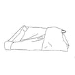 Lawn Tractor Snow Cab Attachment Vinyl Canopy for Craftsman 48624277 - Part 48895
