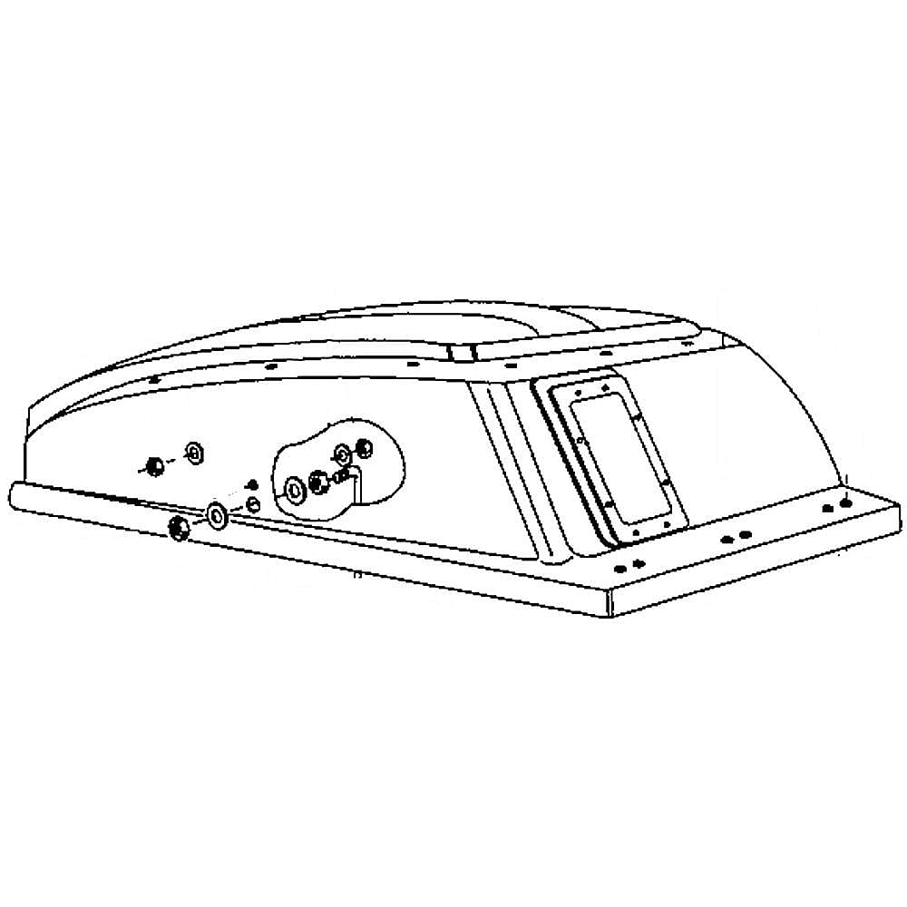 Part #64244, Agri-Fab Lawn Tractor Lawn Vacuum Attachment Cart Cover (Replaces 68606)
