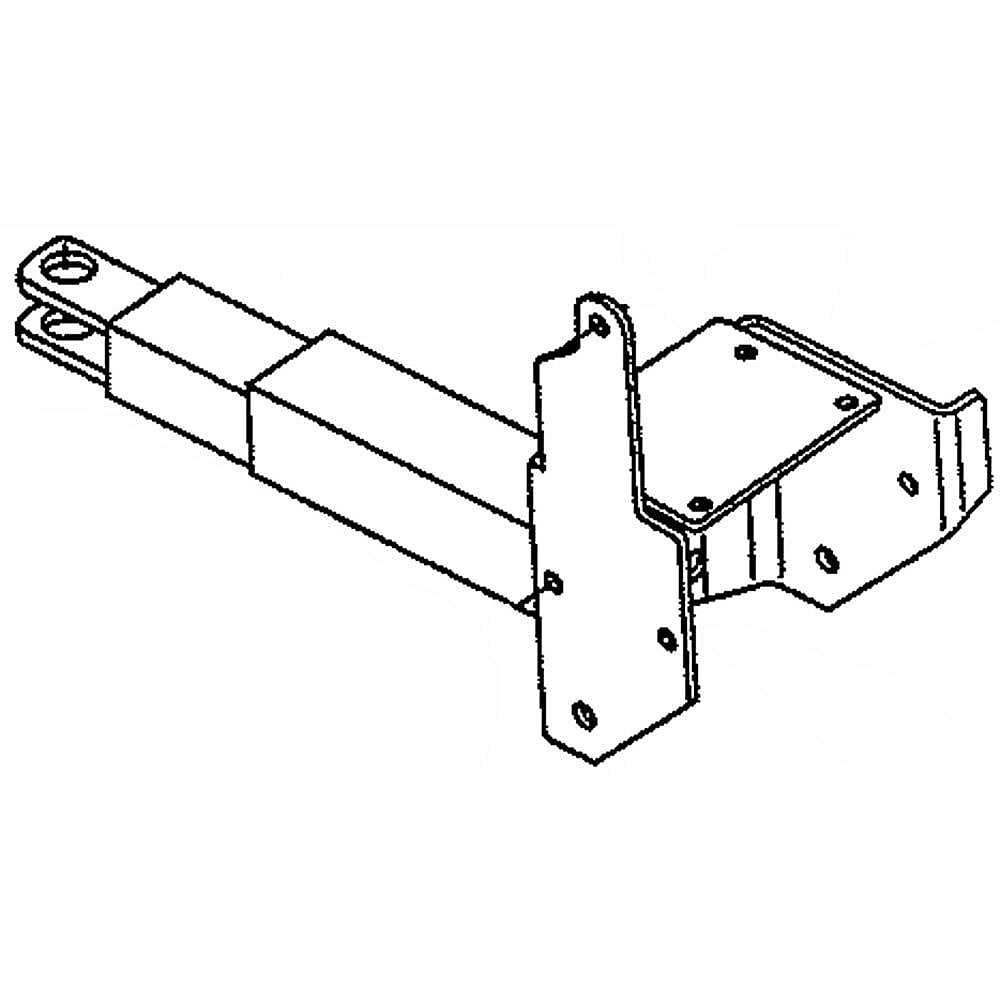 Lawn Tractor Tiller Attachment Hitch Bracket