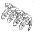 Lawn Tractor Snowblower Attachment Auger for Agri-Fab 45-0491 - Part 65684BL3